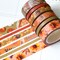 Fall Apples & Sunflowers Autumn Washi Tape Set (#W012)